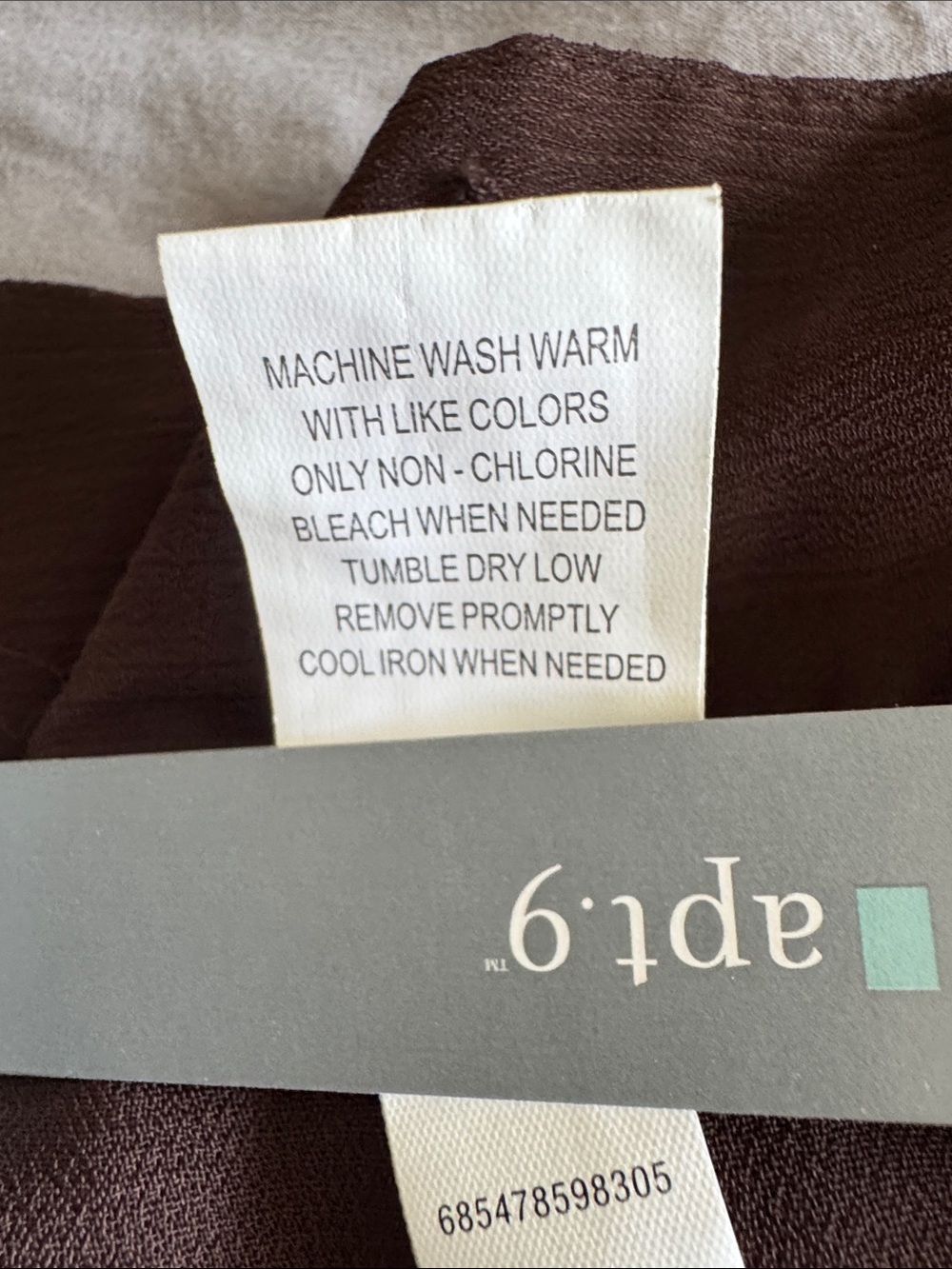 Apt. 9 Chocolate Brown A-Line Flowy Skirt. Medium.NWT - Picture 8 of 9